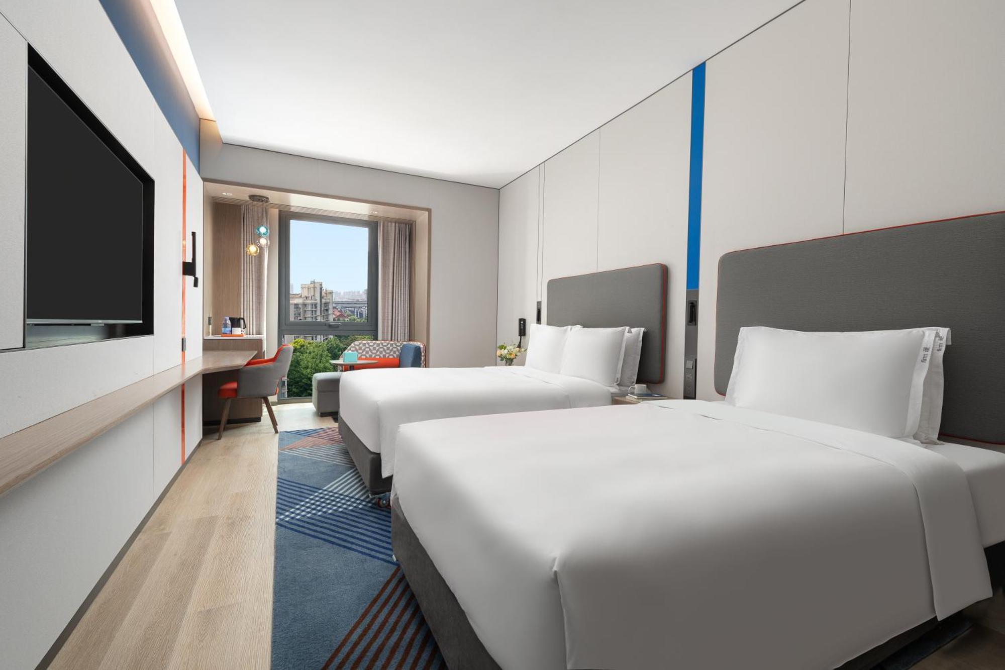 Holiday Inn Express Changfeng Park Shanghai Eksteriør bilde